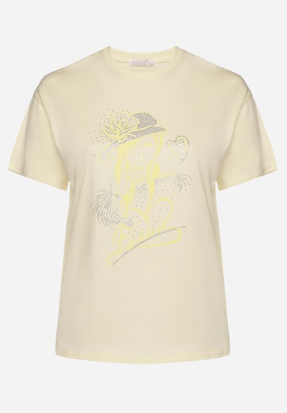 T-shirt Galben deschis 6