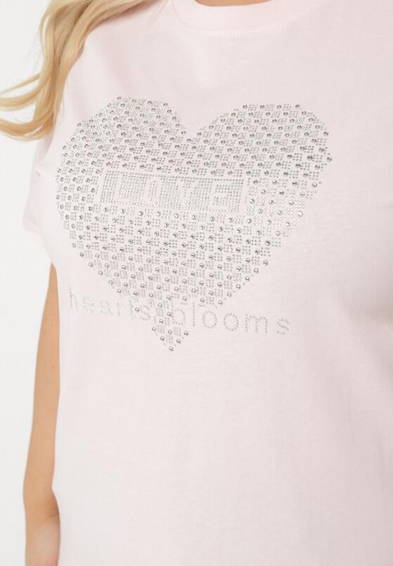 T-shirt Roz deschis 5