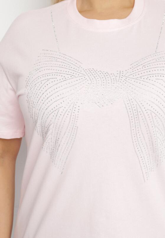 T-shirt Roz deschis 5