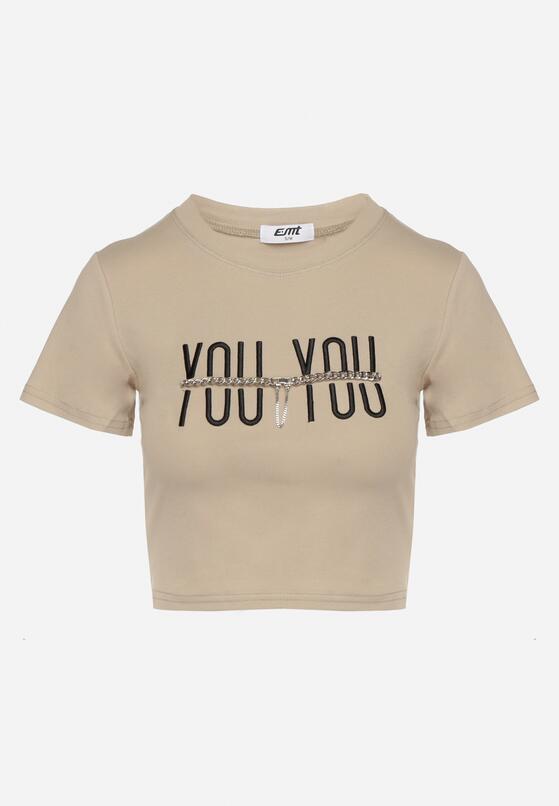 T-shirt Bej închis 6