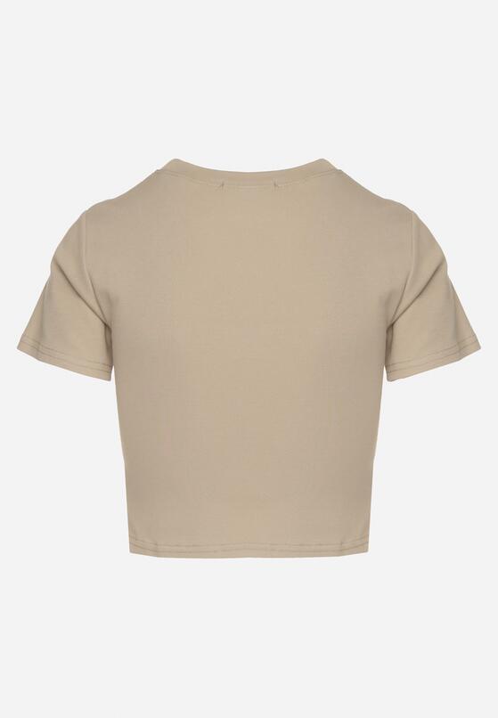 T-shirt Bej închis 7