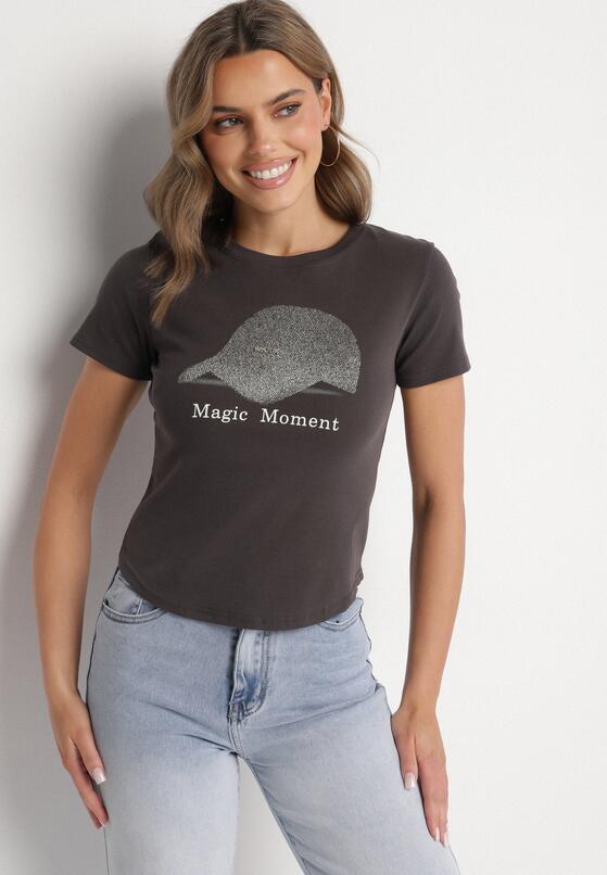 T-shirt Gri închis 2