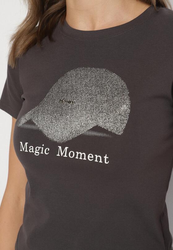 T-shirt Gri închis 5