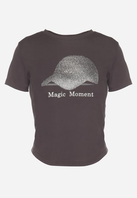 T-shirt Gri închis 6