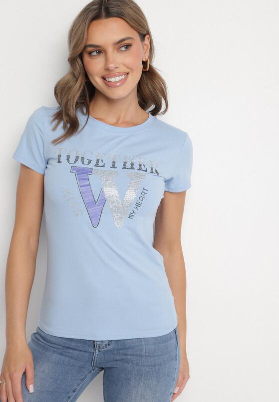 T-shirt Albastru deschis 1