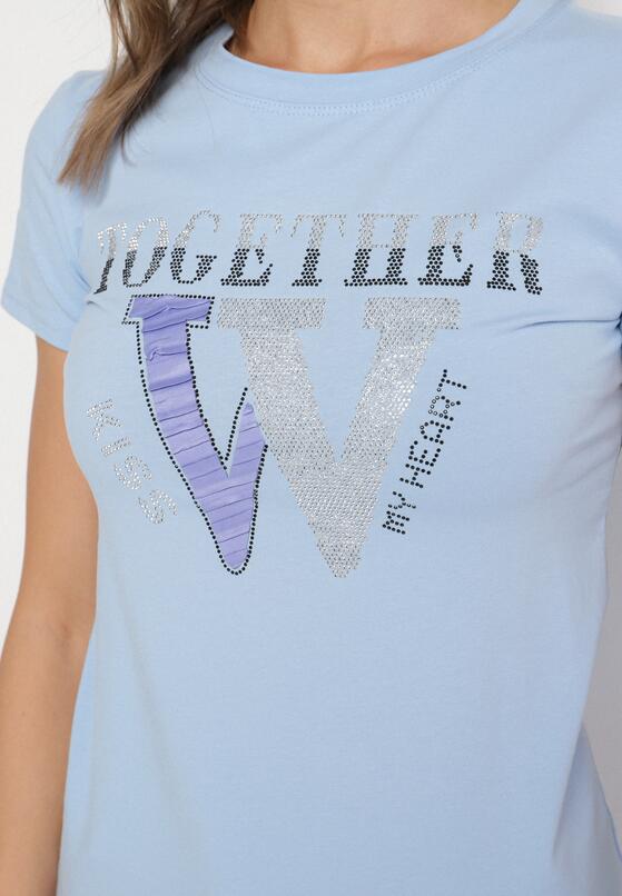 T-shirt Albastru deschis 5