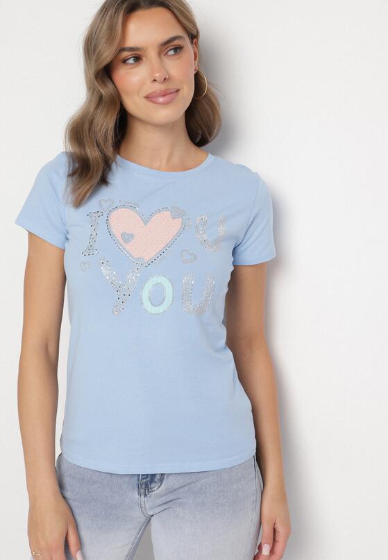 T-shirt Albastru deschis 2