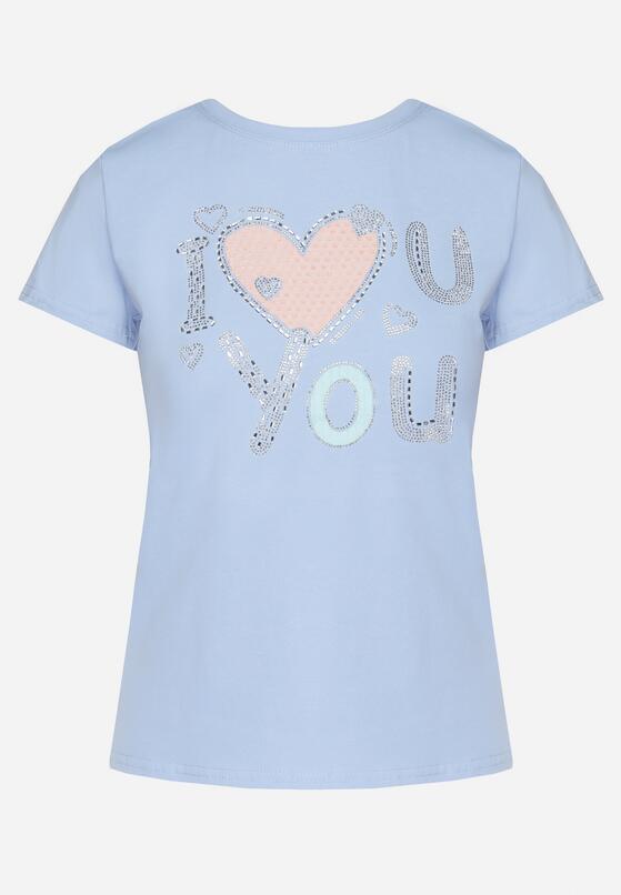 T-shirt Albastru deschis 6
