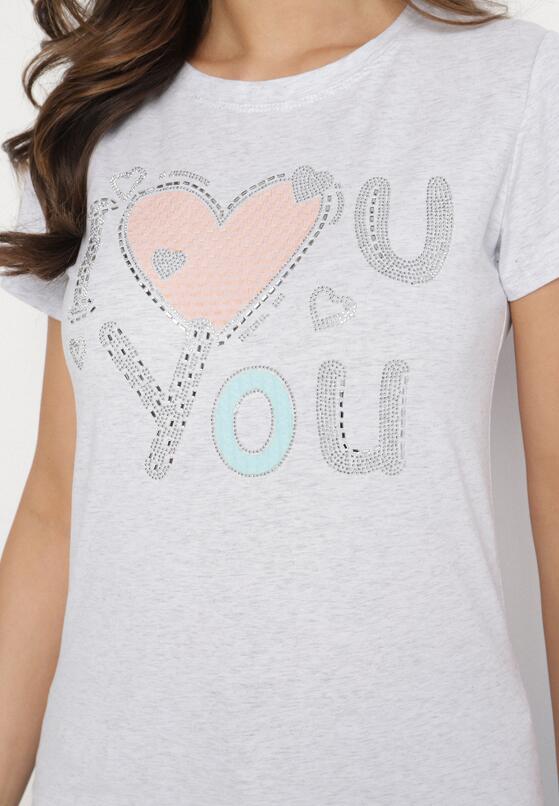 T-shirt Gri deschis 5