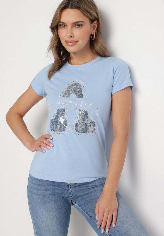 T-shirt Albastru deschis 1