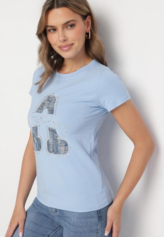 T-shirt Albastru deschis 4