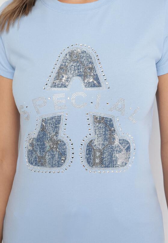 T-shirt Albastru deschis 5