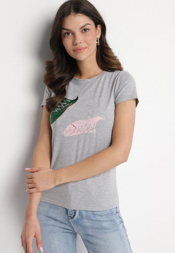 T-shirt Gri închis 4