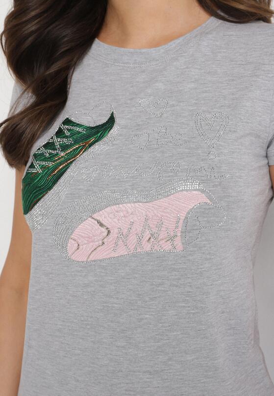 T-shirt Gri închis 5