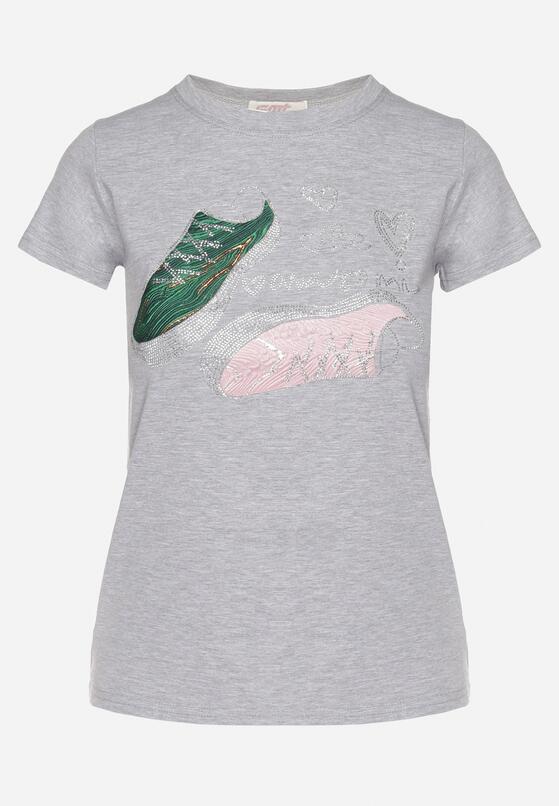 T-shirt Gri închis 6