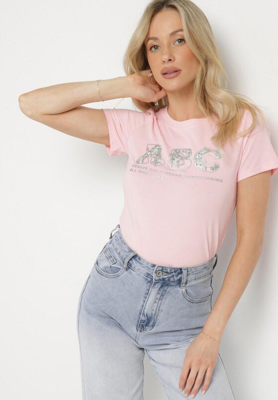 T-shirt Roz deschis 2