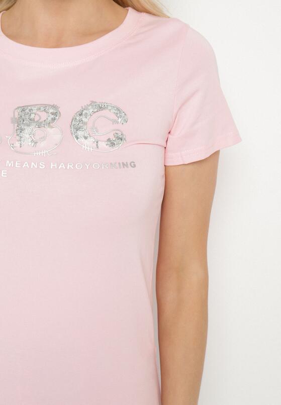 T-shirt Roz deschis 5