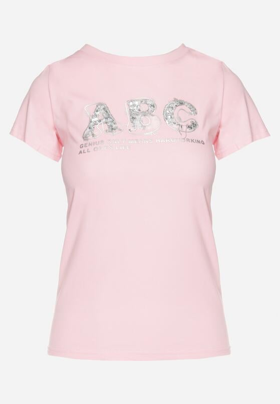 T-shirt Roz deschis 6