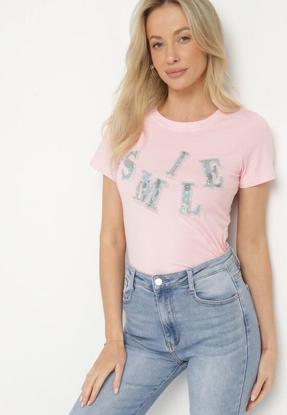 T-shirt Roz deschis 1