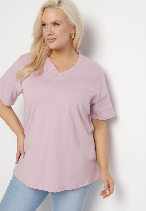 T-shirt Mov deschis 2