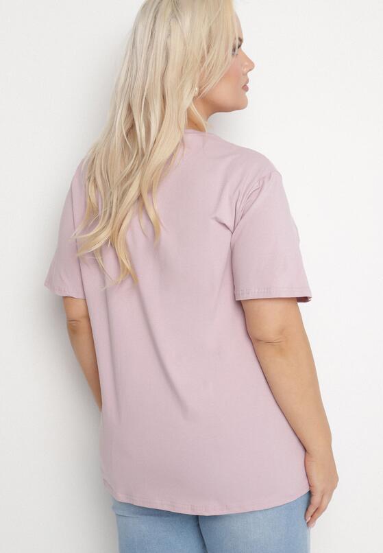 T-shirt Mov deschis 3