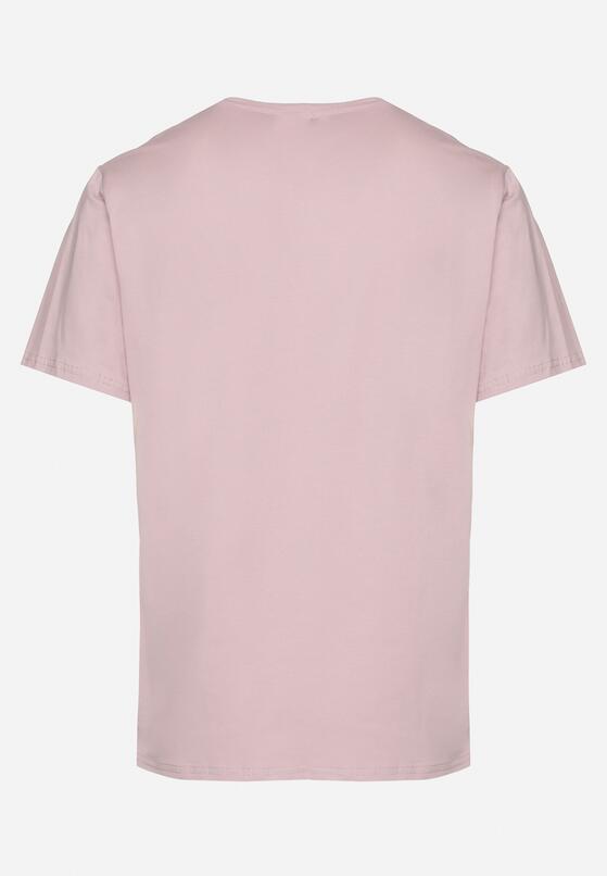 T-shirt Mov deschis 7