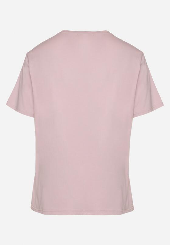 T-shirt Mov deschis 7