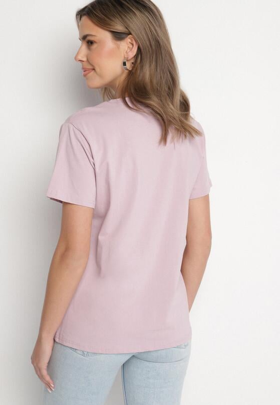T-shirt Mov deschis 3