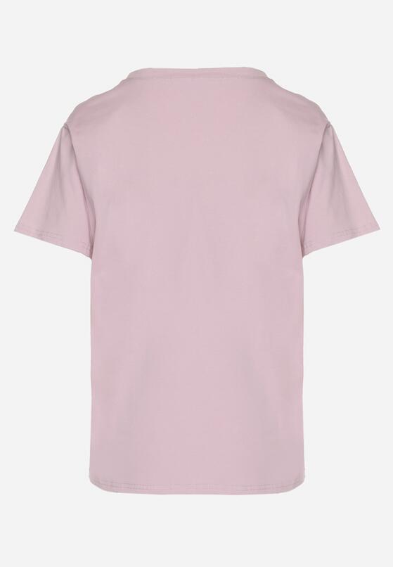 T-shirt Mov deschis 7
