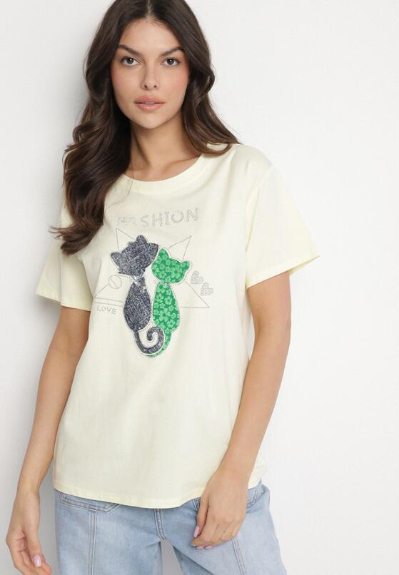 T-shirt Galben 1