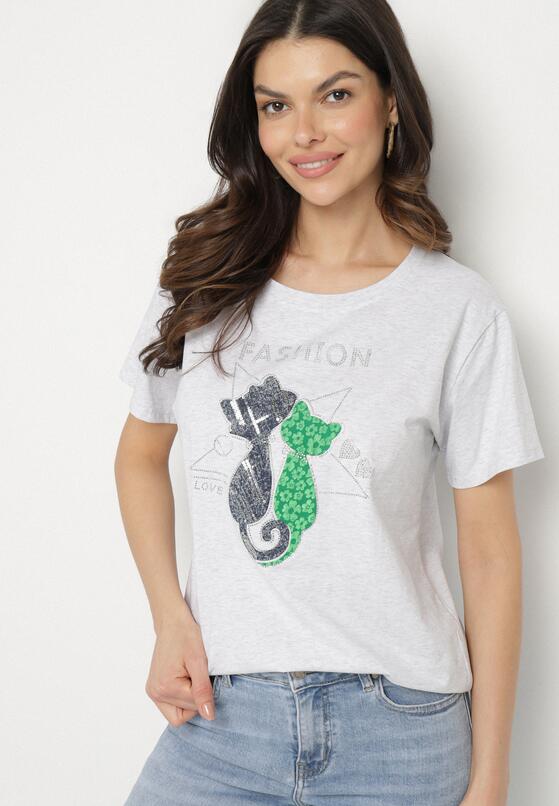 T-shirt Gri deschis 4