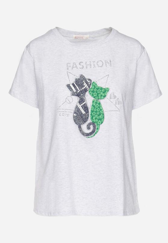 T-shirt Gri deschis 6