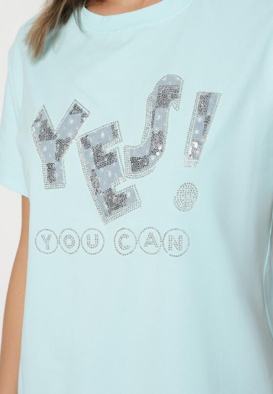T-shirt Albastru deschis 5