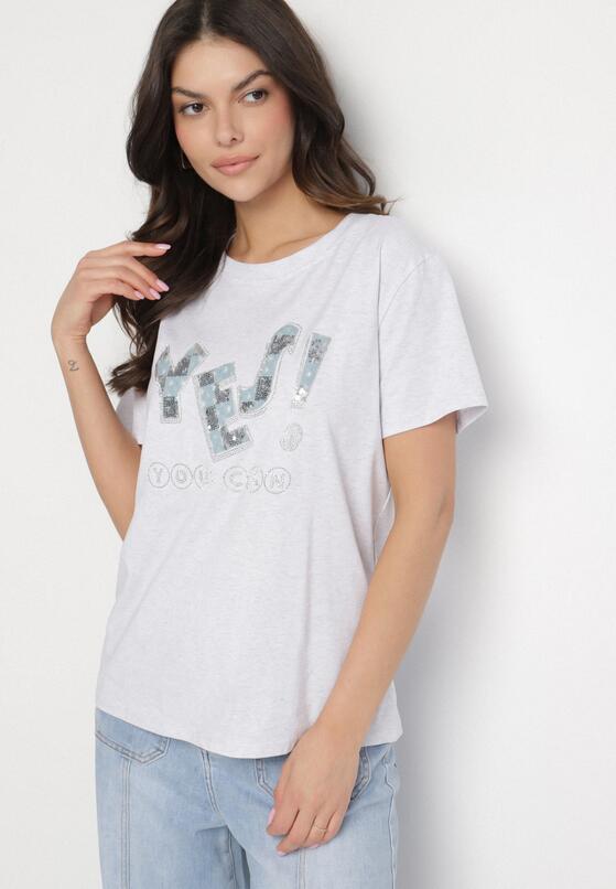 T-shirt Gri deschis 1
