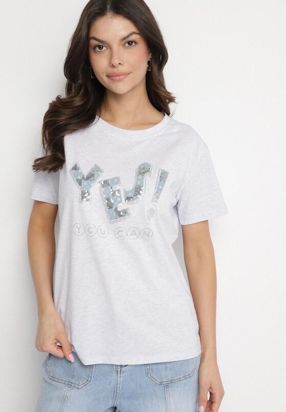 T-shirt Gri deschis 4
