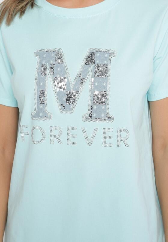T-shirt Albastru deschis 5