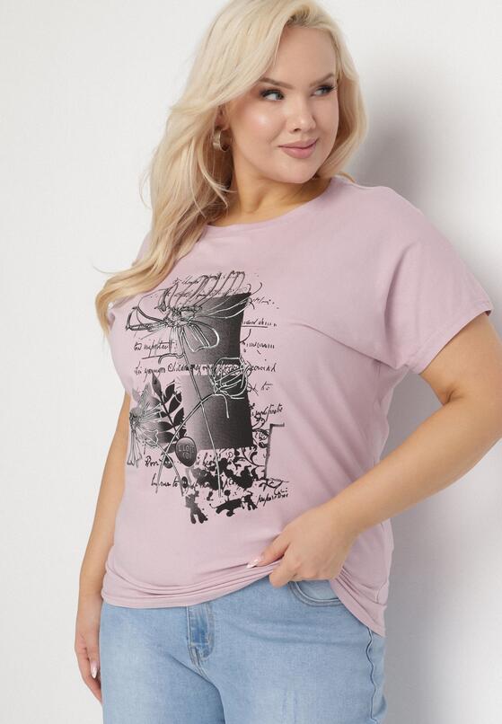 T-shirt Mov deschis 1