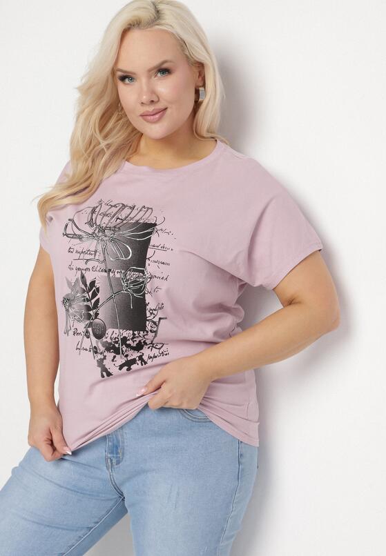 T-shirt Mov deschis 2