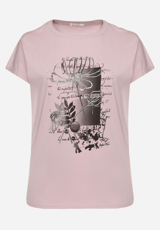 T-shirt Mov deschis 6