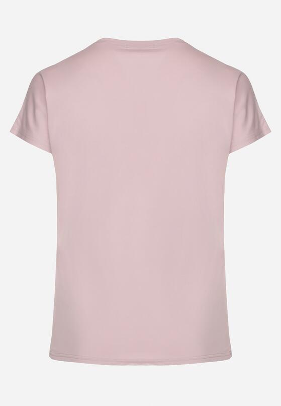 T-shirt Mov deschis 7