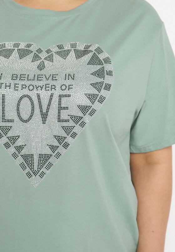 T-shirt Verde deschis 5