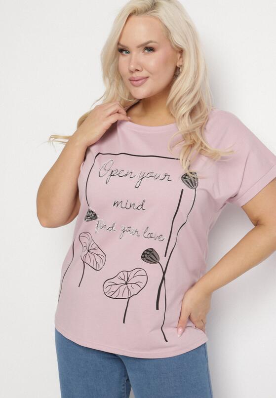 T-shirt Mov deschis 1