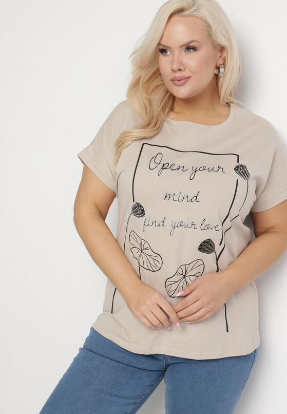 T-shirt Bej închis 4