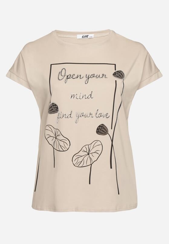 T-shirt Bej închis 6