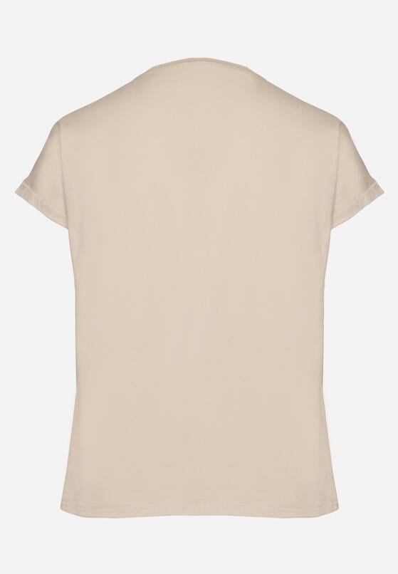 T-shirt Bej închis 7