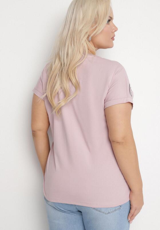 T-shirt Mov deschis 3