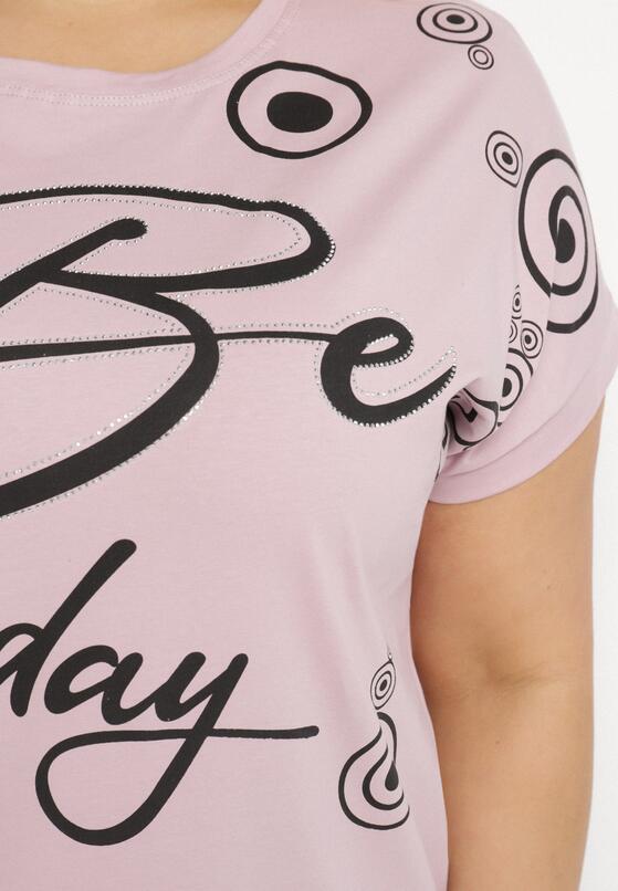 T-shirt Mov deschis 5