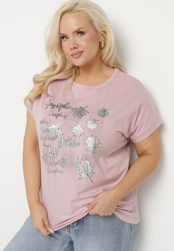 T-shirt Mov deschis 4