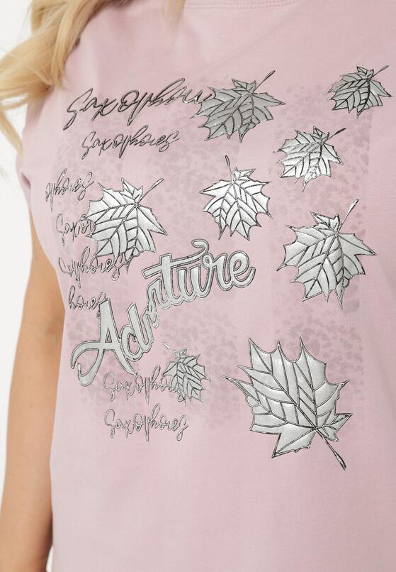 T-shirt Mov deschis 5