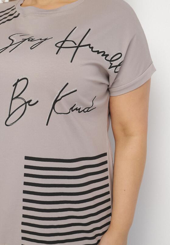 T-shirt Bej închis 5